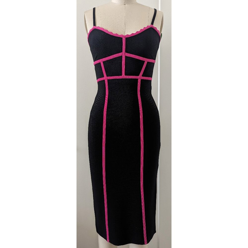 BCBGMAXAZRIA Knit Bodycon Dress Size S - Picture 2 of 8
